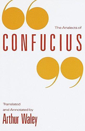 Confucius: The Analects of Confucius