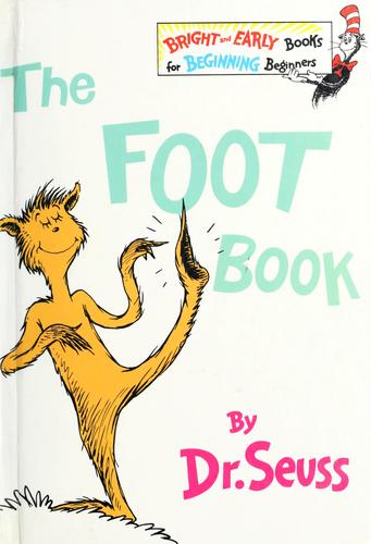 Dr. Seuss: The foot book (1968, Random House)