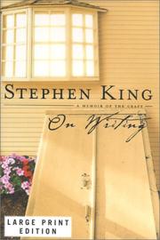 Stephen King: On Writing (2000, Scribner)