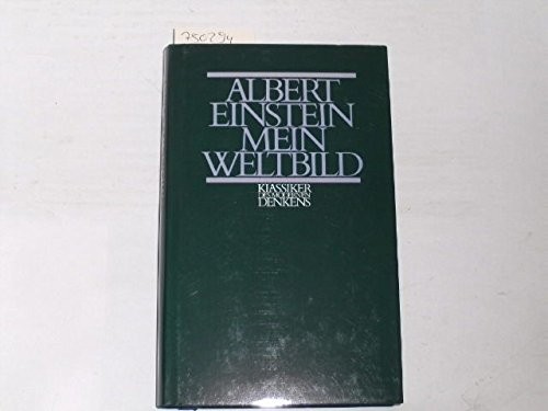 Albert Einstein: Mein Weltbild (German language, 1980, Ullstein)