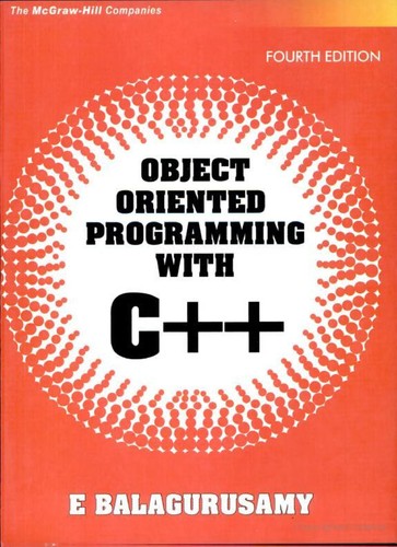 E. Balagurusamy: Object oriented programming with C++ (2008, Tata McGraw-Hill)