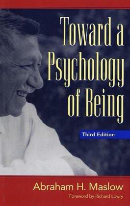 Toward a psychology of being (1998)