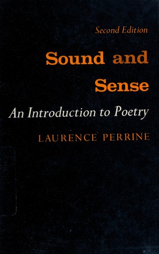 Laurence Perrine: Sound and sense (1963, Harcourt, Brace & World)