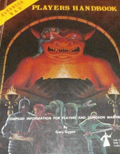 Gary Gygax: Advanced Dungeons & Dragons, Players Handbook (1978)