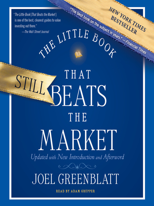 Joel Greenblatt: The little book that still beats the market (2010, John Wiley & Sons)