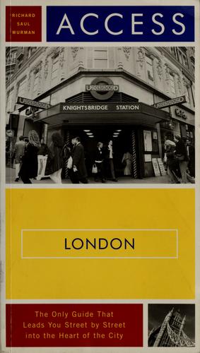 Richard Saul Wurman: Access London (2004, Access Press)