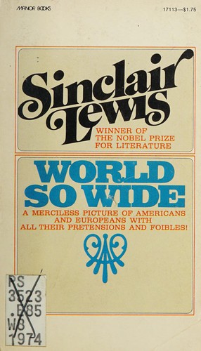 Sinclair Lewis: World so wide (1974, Manor Books)