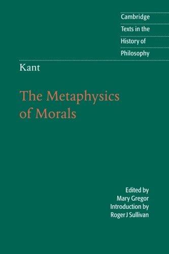 Immanuel Kant: Kant: The Metaphysics of Morals (1996)