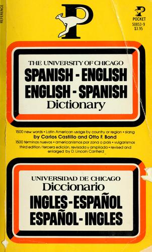 Carlos Castillo: Spanish-English, English-Spanish dictionary (1981, Pocket Books)