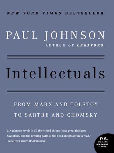 Paul M. Johnson: Intellectuals (EBook, 2008, HarperCollins)