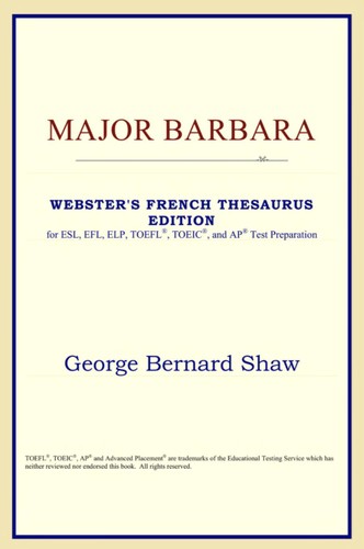 George Bernard Shaw: Major Barbara (EBook, 2005, ICON Classics)