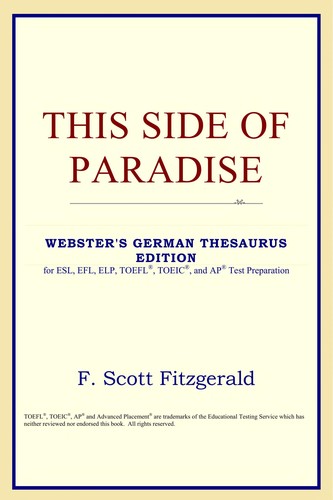 F. Scott Fitzgerald: This side of paradise (EBook, 2005, ICON Classics)