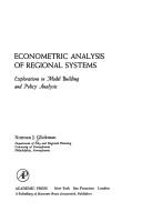 Norman J. Glickman: Econometric analysis of regional systems (1977, Academic Press)