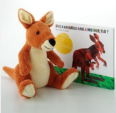 Eric Carle: Eric Carle Does a Kangaroo Have a Mother Too? Book & Plush Toy 11" (Bundle) (Kohl's Cares) (1999, HarpersCollinsPublishers)