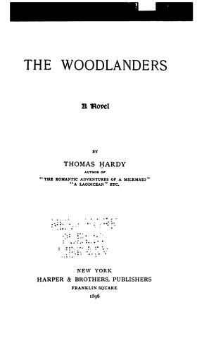 Thomas Hardy: The woodlanders (1974, Macmillan)