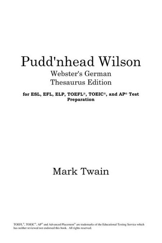 Mark Twain: Pudd'nhead Wilson (EBook, 2005, ICON Classics)