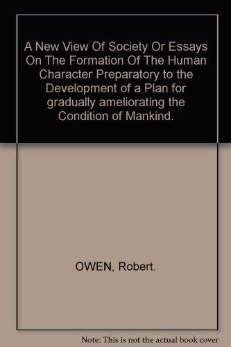 Robert Owen: A new view of society (1972, A. M. Kelley)