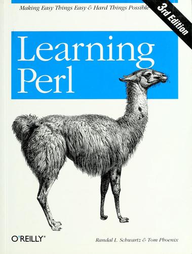 Randal L. Schwartz: Learning Perl (2001, O'Reilly)