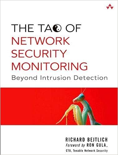 Richard Bejtlich: The Tao of Network Security Monitoring (Paperback, 2005, Addison-Wesley)