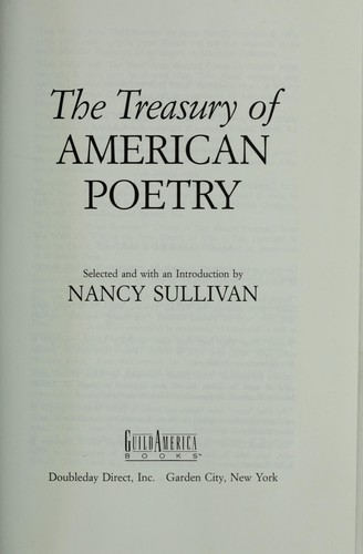 The Treasury of American poetry (Guild America Books)