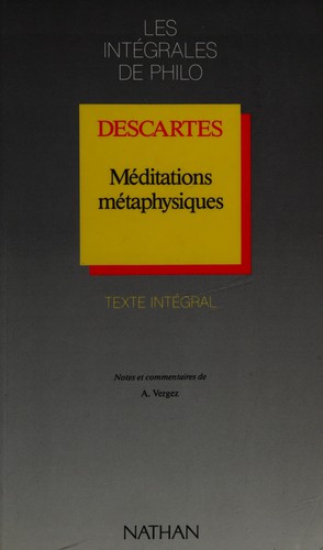 René Descartes: Méditations métaphysiques (French language, 1983, F. Nathan)