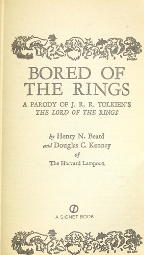 Jean Little, Harvard Lampoon, Douglas C. Kenney: Bored of the Rings (1969, Signet)