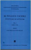 Cicero: Epistulae ad Atticum (Latin language, 1987, In aedibus B. G. Teubneri)