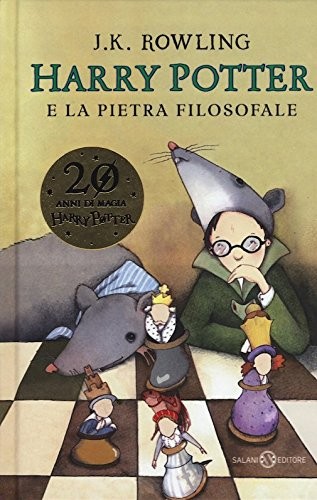 J. K. Rowling: Harry Potter e la pietra filosofale vol. 1 [ Harry Potter and the Sorcerer's Stone - Italian ] (Hardcover, French and European Publications Inc)