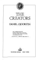 Daniel J. Boorstin: The creators (1992, Random House)