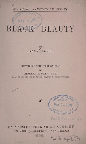 Anna Sewell: Black Beauty (1898, University Publishing Company)