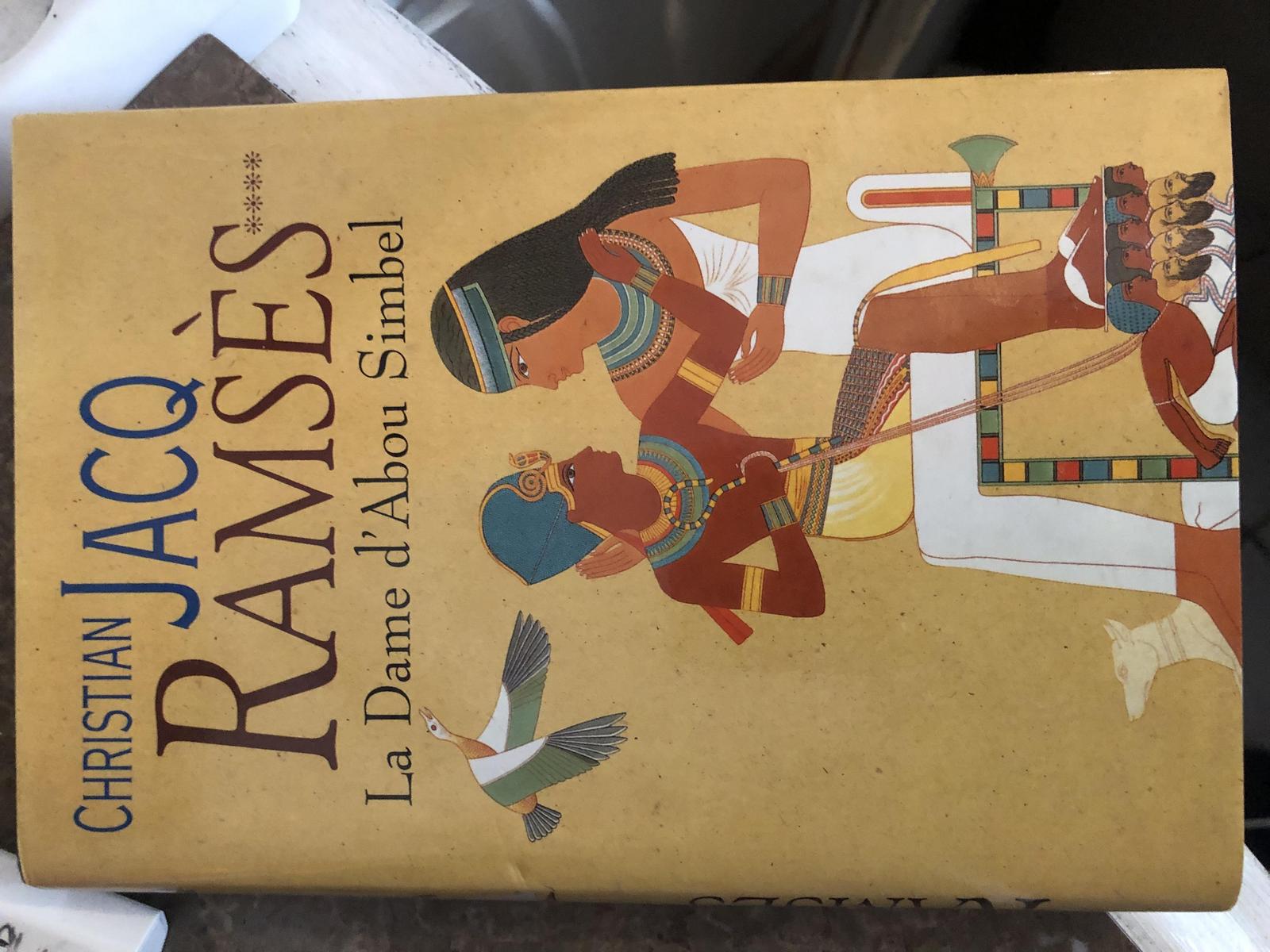 Christian Jacq: La dame d'Abou Simbel . Ramsès tome 4 (French language, 1997)