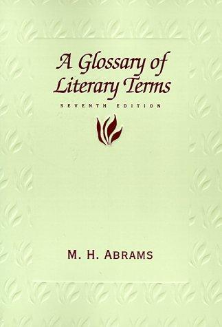 M. H. Abrams: A glossary of literary terms (1999, Harcourt Brace College Publishers)