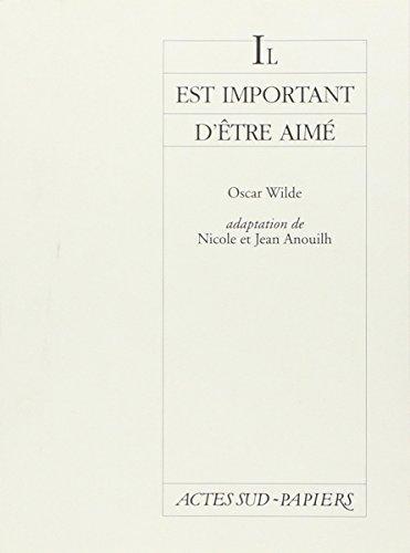 Oscar Wilde: Il est important d'être Aimé (French language, 1985)