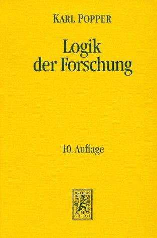 Karl Popper: Logik der Forschung. (Paperback, German language, 1994, Mohr)