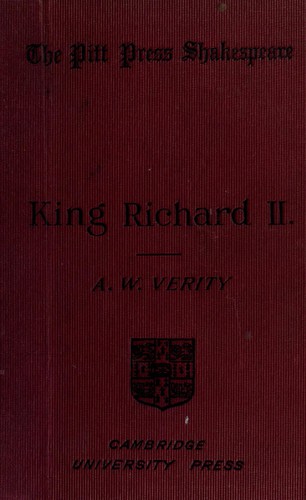 William Shakespeare: King Richard II (1900, University Press)