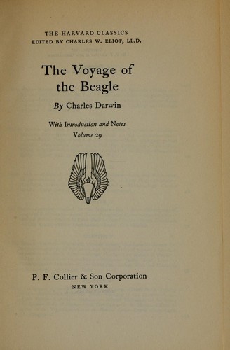 Charles Darwin: The  voyage of the Beagle (1937, Collier)