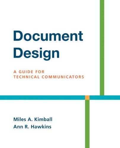 Miles A. Kimball, Ann R. Hawkins: Document Design (Paperback, 2007, Bedford/St. Martin's)