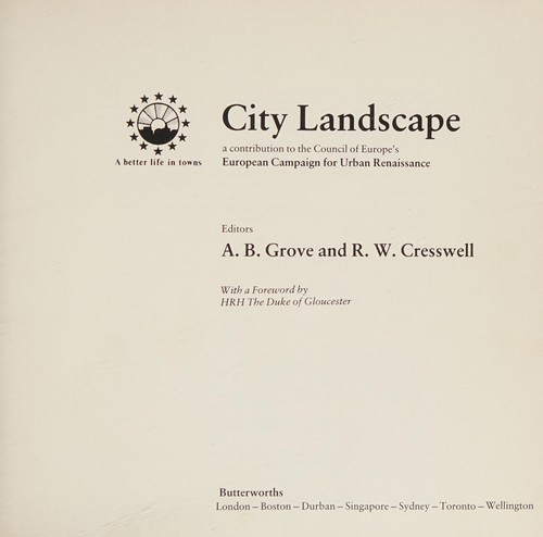 A. B. Grove, Roy Cresswell: City landscape (1983, Butterworths)