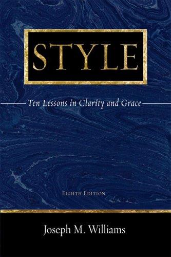 Joseph M. Williams: Style (Paperback, 2005, Pearson Longman)