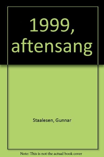 Gunnar Staalesen: 1999, aftensang (Norwegian language, 2000, Gyldendal)