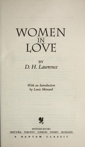 David Herbert Lawrence: Women in love (1996, Bantam Books)