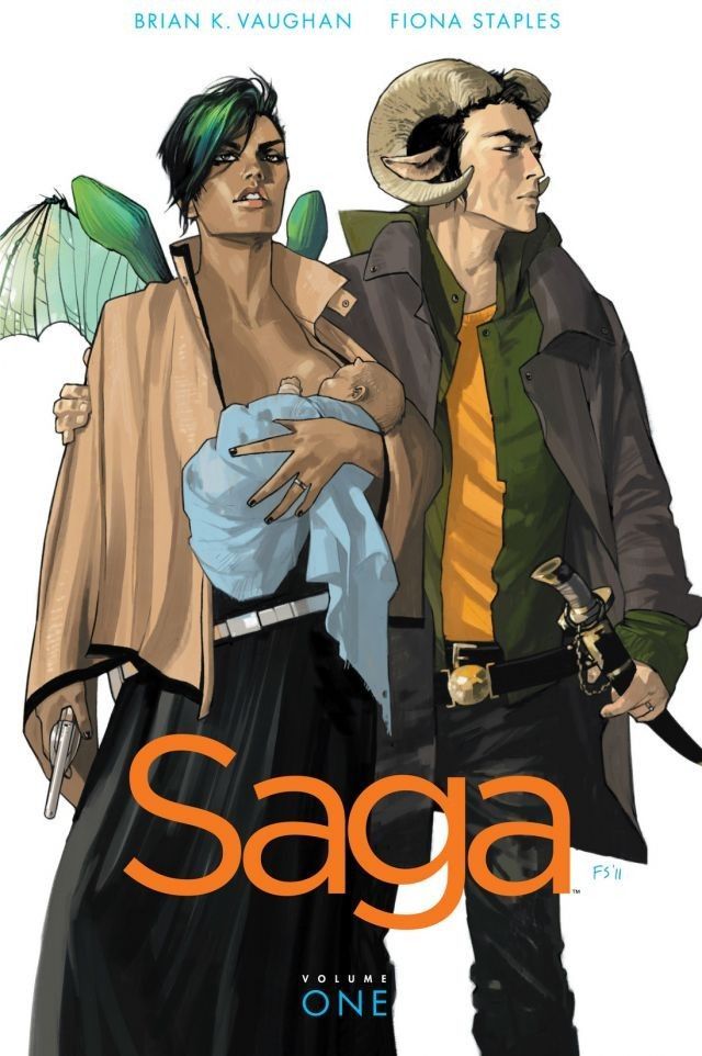 Fiona Staples, Brian K. Vaughan, Brian K. Vaughan: Saga, Vol. 1 (Saga, #1) (GraphicNovel, 2012, Image Comics)