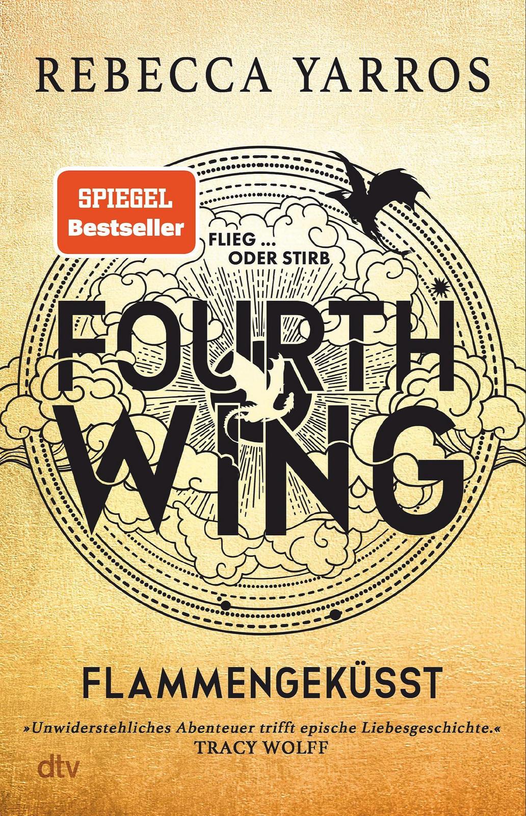 Rebecca Yarros: Fourth Wing (German language, 2023, dtv Verlagsgesellschaft)