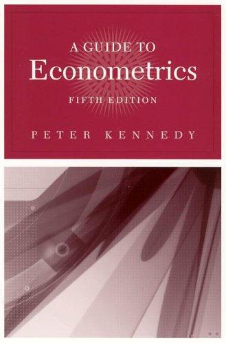 Kennedy, Peter: A guide to econometrics (2003, MIT Press)