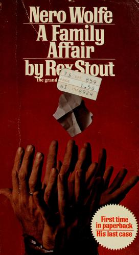 Rex Stout: A family affair (1975, Viking Press)