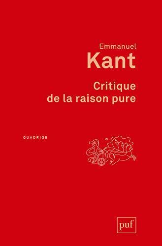 Immanuel Kant: Critique de la raison pure (French language, 2012)