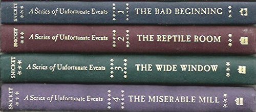 Daniel Handler, Lemony Snicket: Series of Unfortunate Events Set #1-#4 (1999, Scholastic, Harper Collins Publishers)