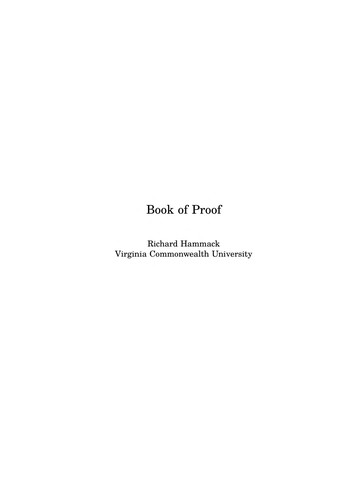 Richard H. Hammack: Book of proof (2009, Virginia Commonwealth University Mathematics)