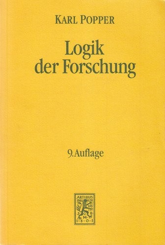 Karl Popper: Logik der Forschung (1984)