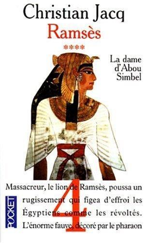 Christian Jacq: La dame d'Abou Simbel (French language, 1999)